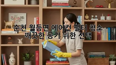 순천 월등면 에어컨 필터 청소, 깨끗한 공기 위한 선택!